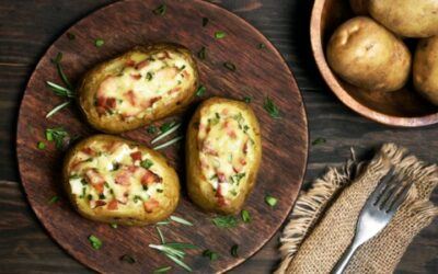 ¿Como hacer patatas con bacon y queso manchego?